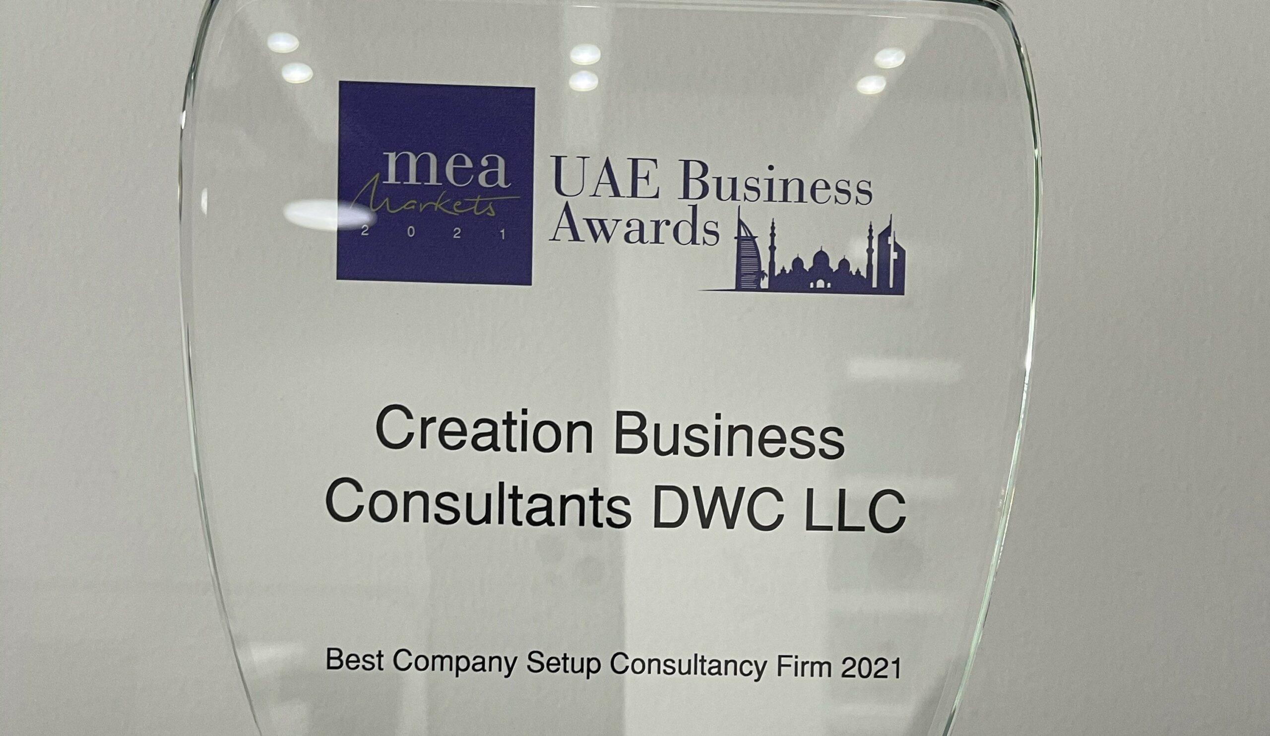 Creation Business Consultants Celebrates Win For Best Company Setup Consultancy Firm 2021