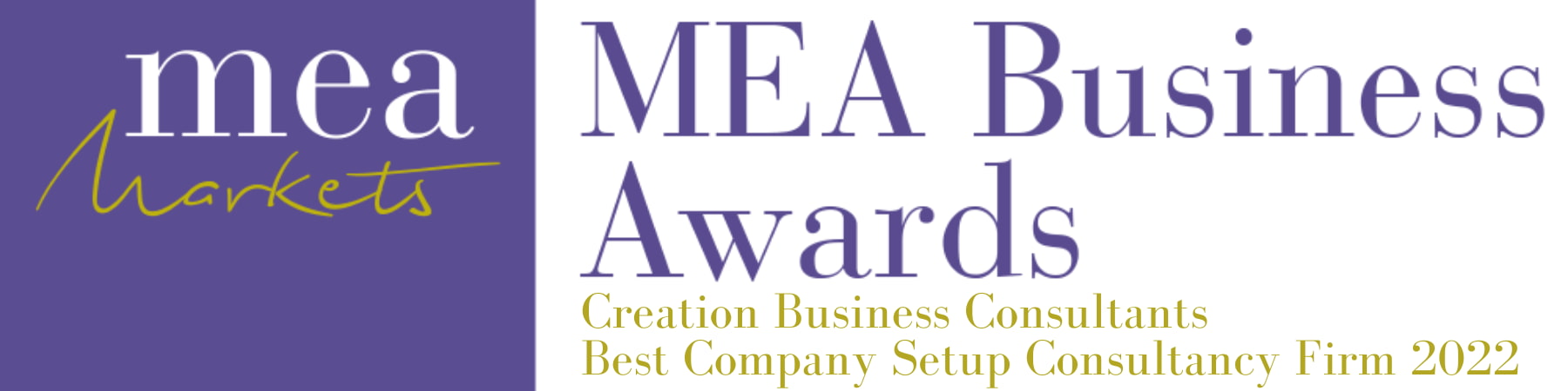 Creation Business Consultants Achieves Third Consecutive Win For Best Company Setup Consultancy Firm 2022