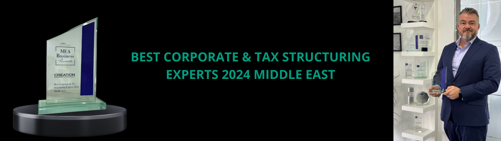 Creation Business Consultants Wins Best Corporate & Tax Structuring Experts 2024 Middle East Award