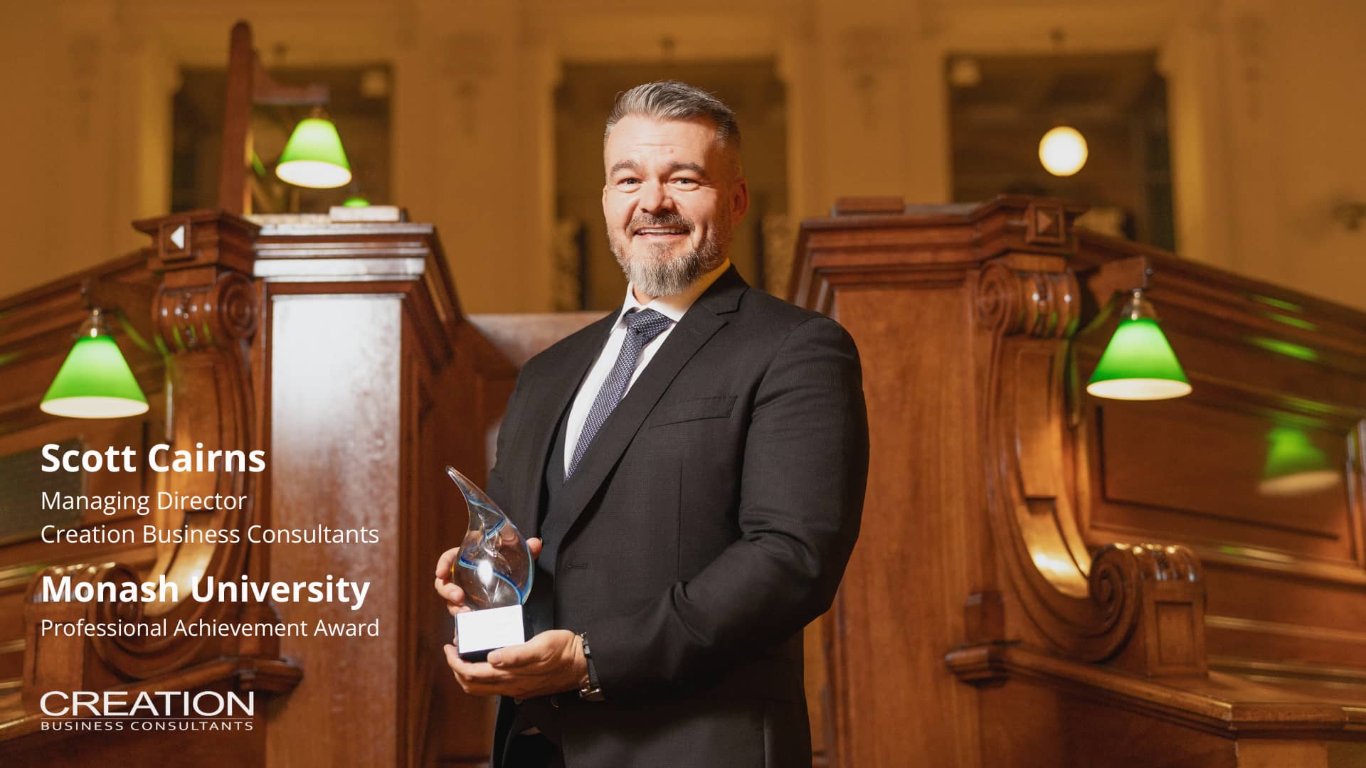 Monash Business School Honors Scott Cairns with Professional Achievement Award Monash Business School honors Scott Cairns with Professional Achievement Award